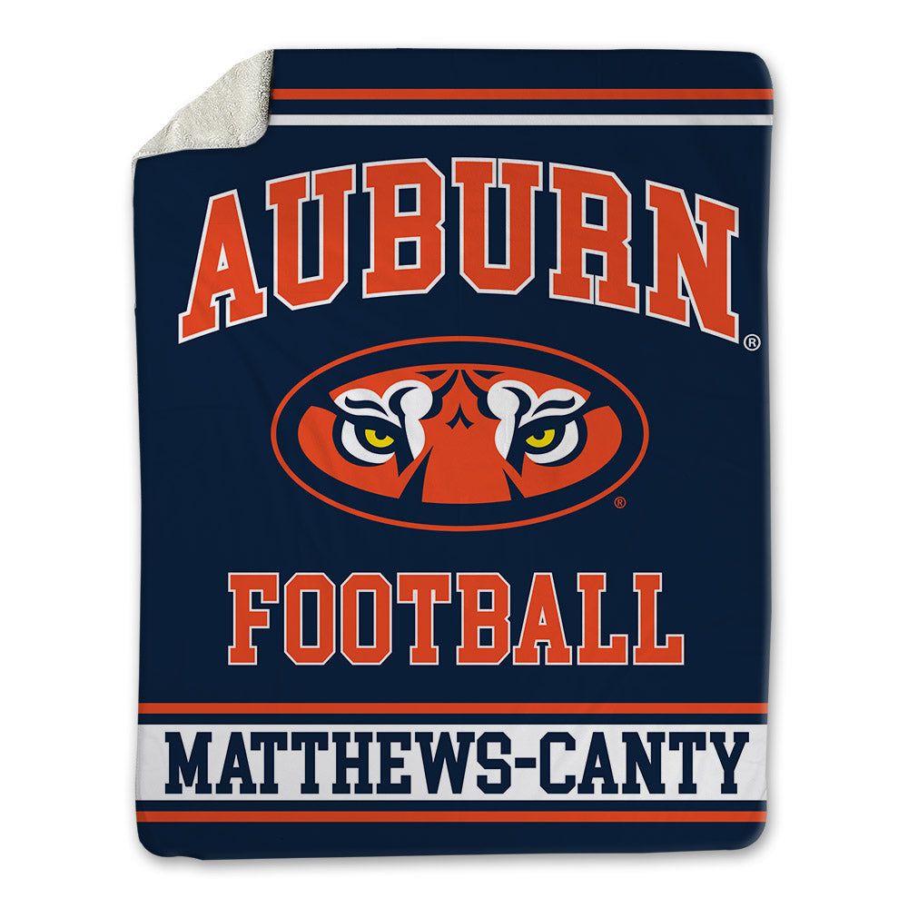 Auburn - NCAA Football : Michael Matthews-Canty - Blanket-0