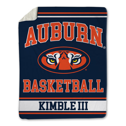 Auburn - NCAA Men's Basketball : George Kimble III - Blanket-0