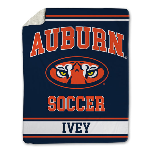 Auburn - NCAA Women's Soccer : Grace Ivey - Blanket-0