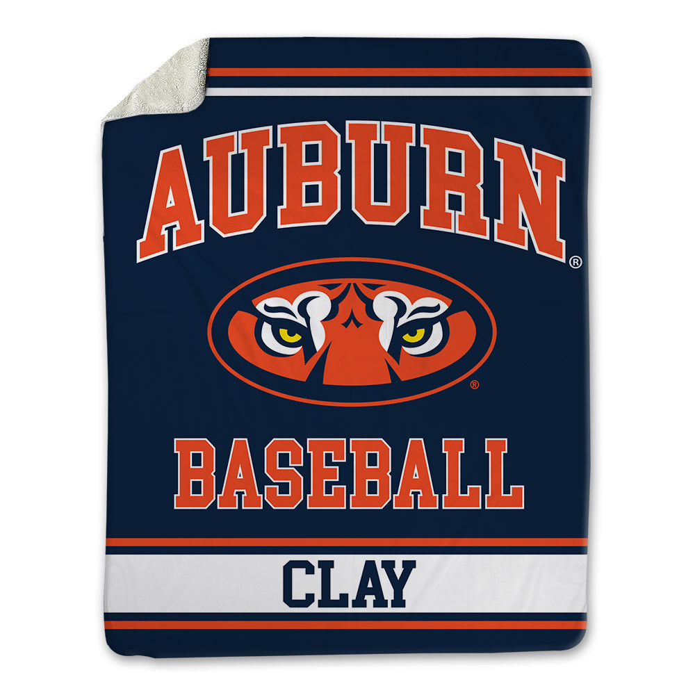 Auburn - NCAA Baseball : Todd Clay - Blanket-0