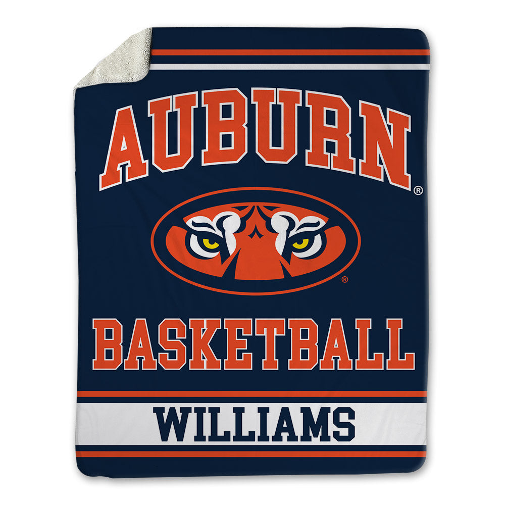 Auburn - NCAA Men's Basketball : Corey Williams - Blanket-0