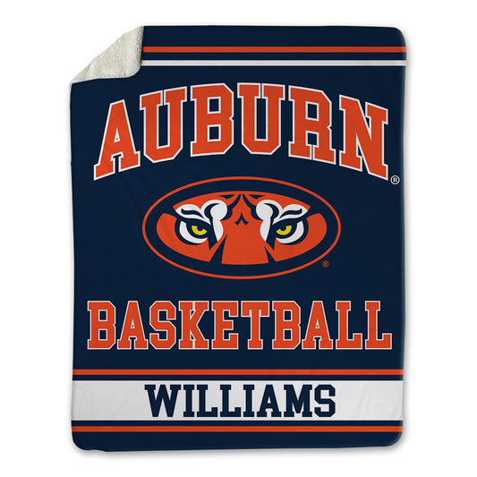 Auburn - NCAA Men's Basketball : Corey Williams - Blanket-0