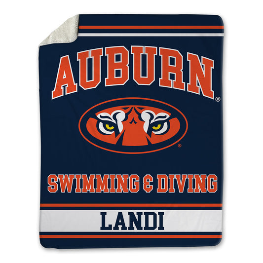 Auburn - NCAA Women's Swimming & Diving : Juliette Landi - Blanket-0