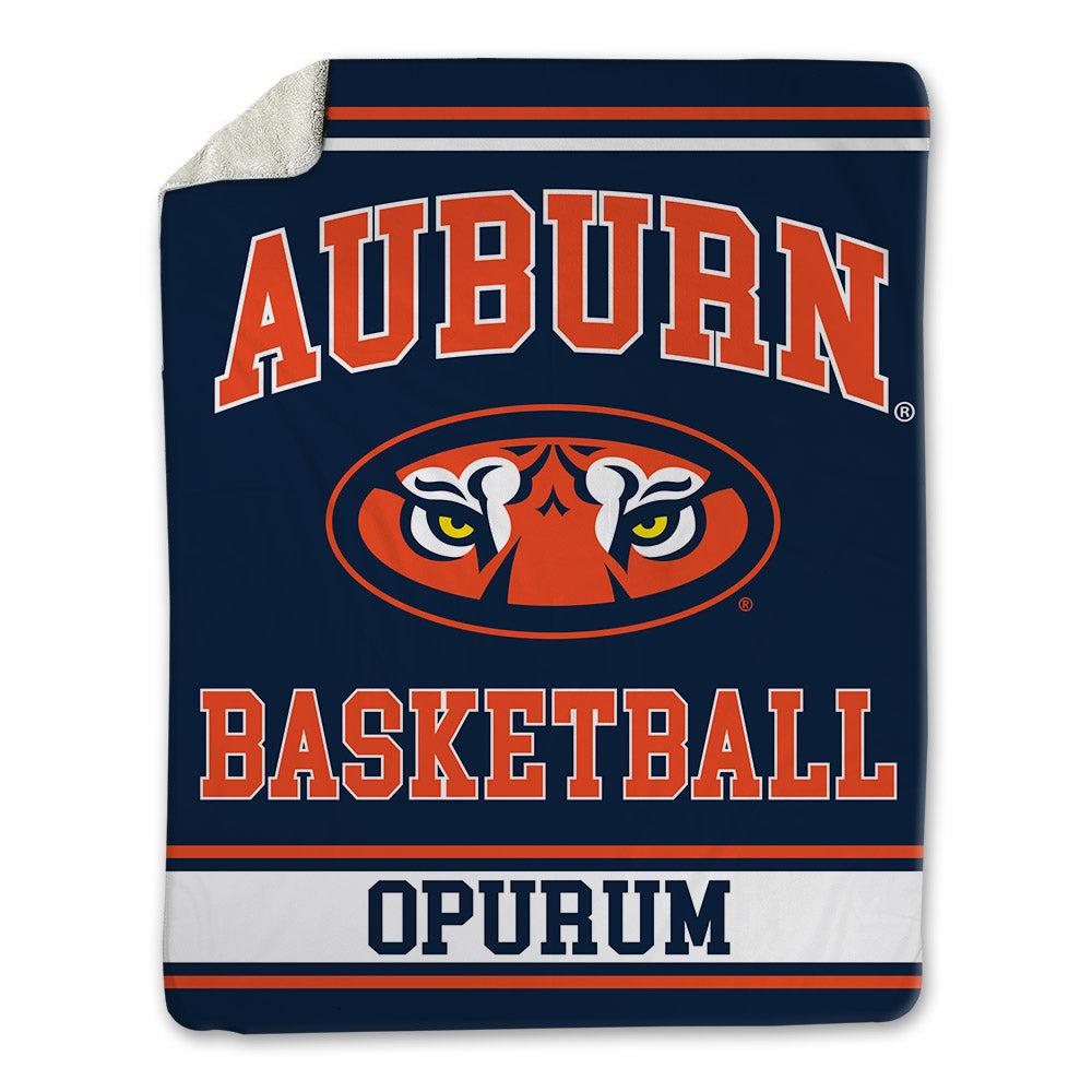 Auburn - NCAA Men's Basketball : Macdonald Opurum - Blanket-0