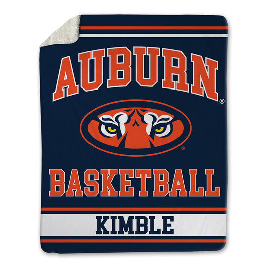 Auburn - NCAA Men's Basketball : George Kimble - Blanket-0