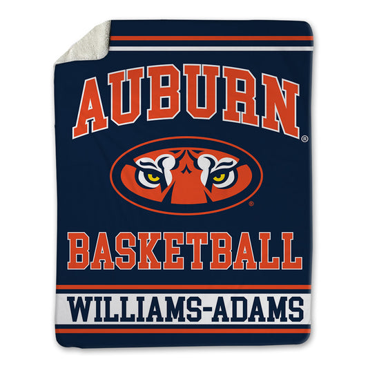 Auburn - NCAA Men's Basketball : Sebastian Williams-Adams - Blanket-0