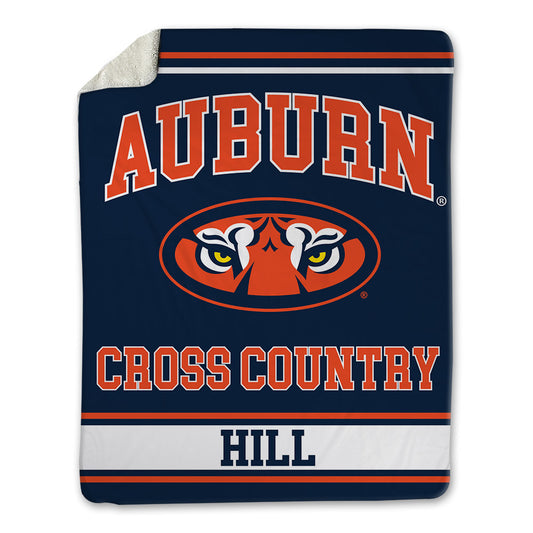 Auburn - NCAA Men's Cross Country : Evan Hill - Blanket-0