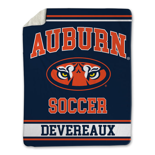 Auburn - NCAA Women's Soccer : Lileah Devereaux - Blanket-0