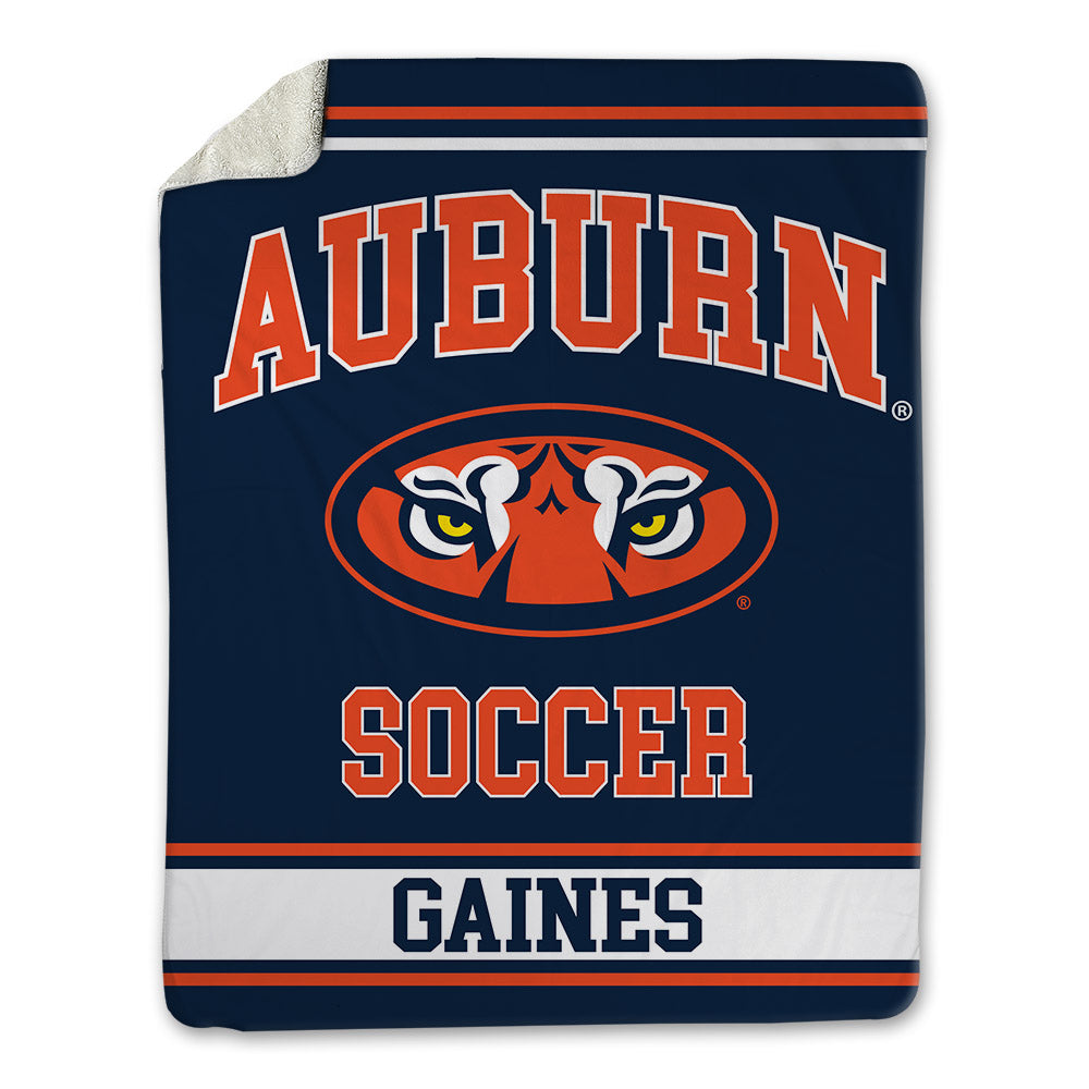 Auburn - NCAA Women's Soccer : Aurora Gaines - Blanket-0