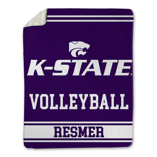 Kansas State - NCAA Women's Volleyball : Reese Resmer - Blanket-0