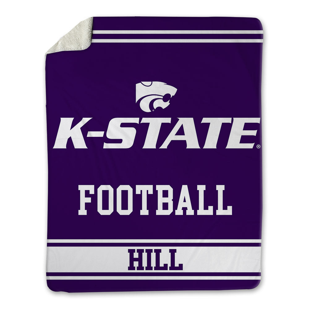 Kansas State - NCAA Football : Elijah Hill - Blanket-0