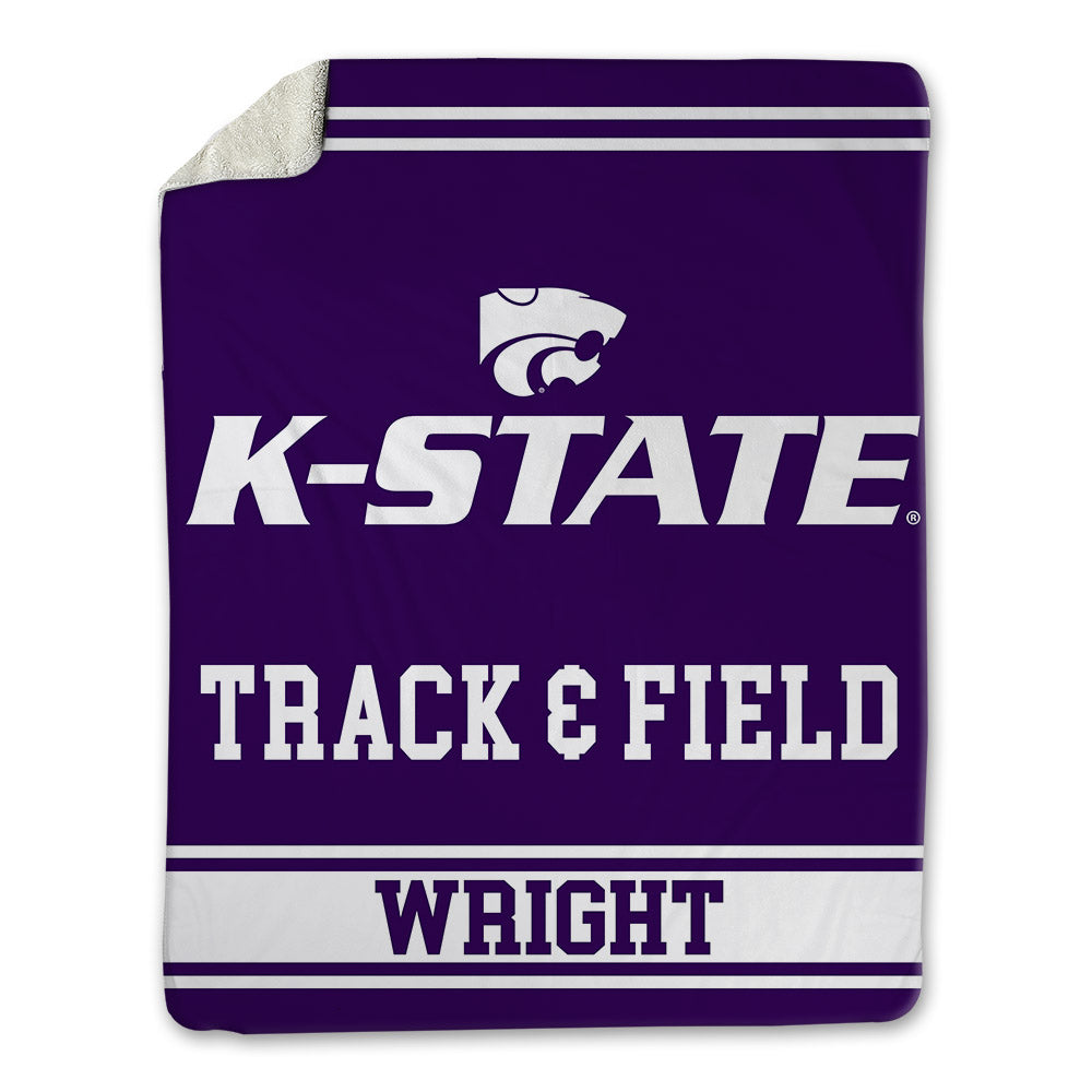 Kansas State - NCAA Women's Track & Field : Delaney Wright - Blanket-0