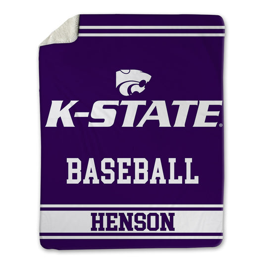 Kansas State - NCAA Baseball : Micah Henson - Blanket-0