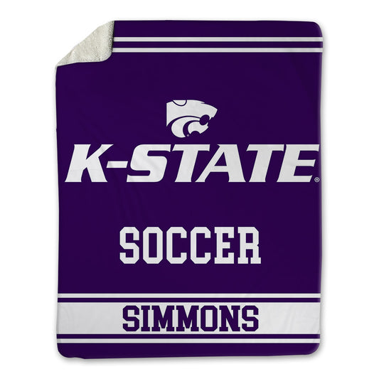 Kansas State - NCAA Women's Soccer : Sophie Simmons - Blanket-0