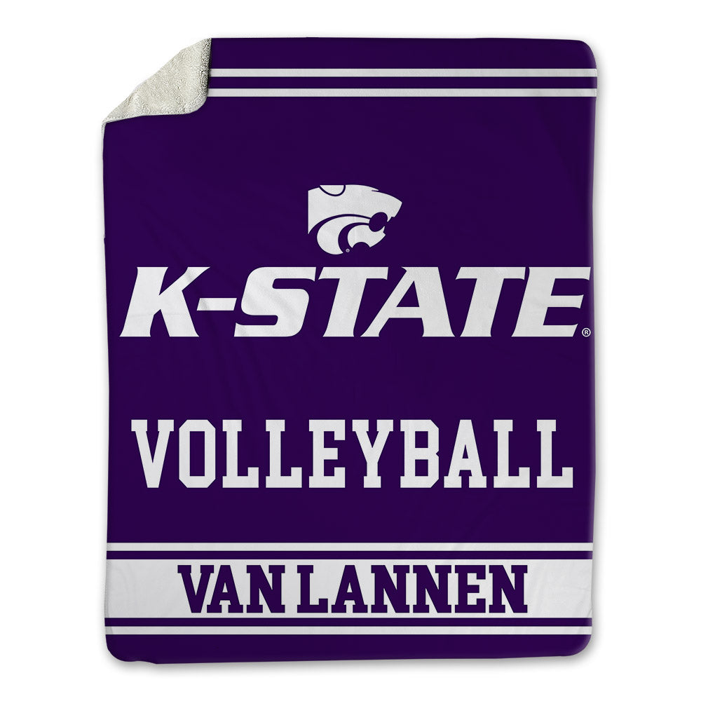 Kansas State - NCAA Women's Volleyball : Emerson Van Lannen - Blanket-0