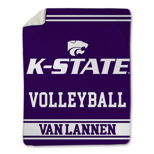 Kansas State - NCAA Women's Volleyball : Emerson Van Lannen - Blanket-0