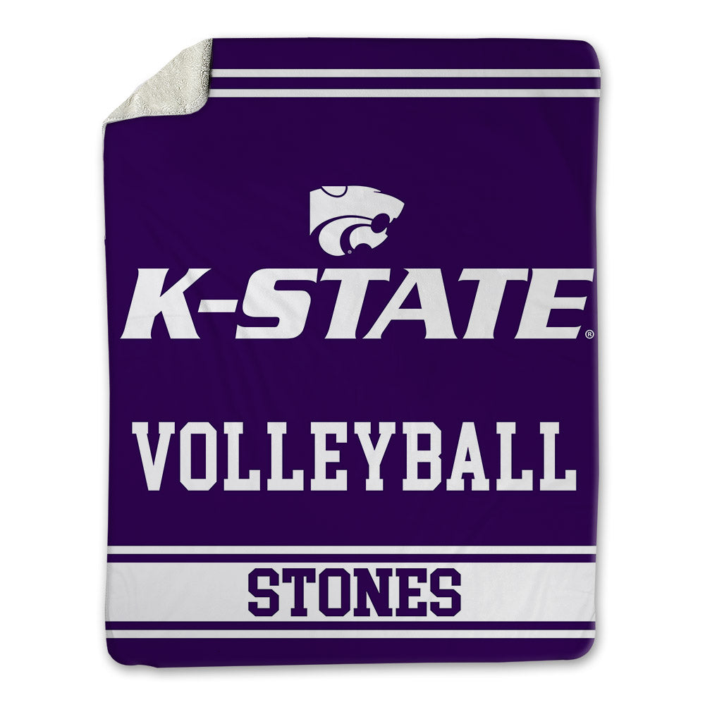 Kansas State - NCAA Women's Volleyball : Avery Stones - Blanket-0