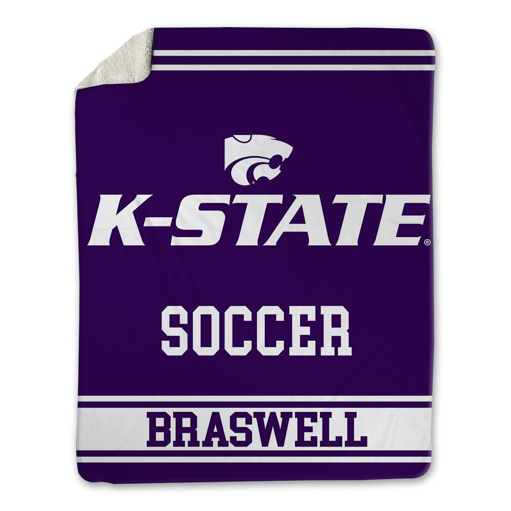 Kansas State - NCAA Women's Soccer : McKinnan Braswell - Blanket-0