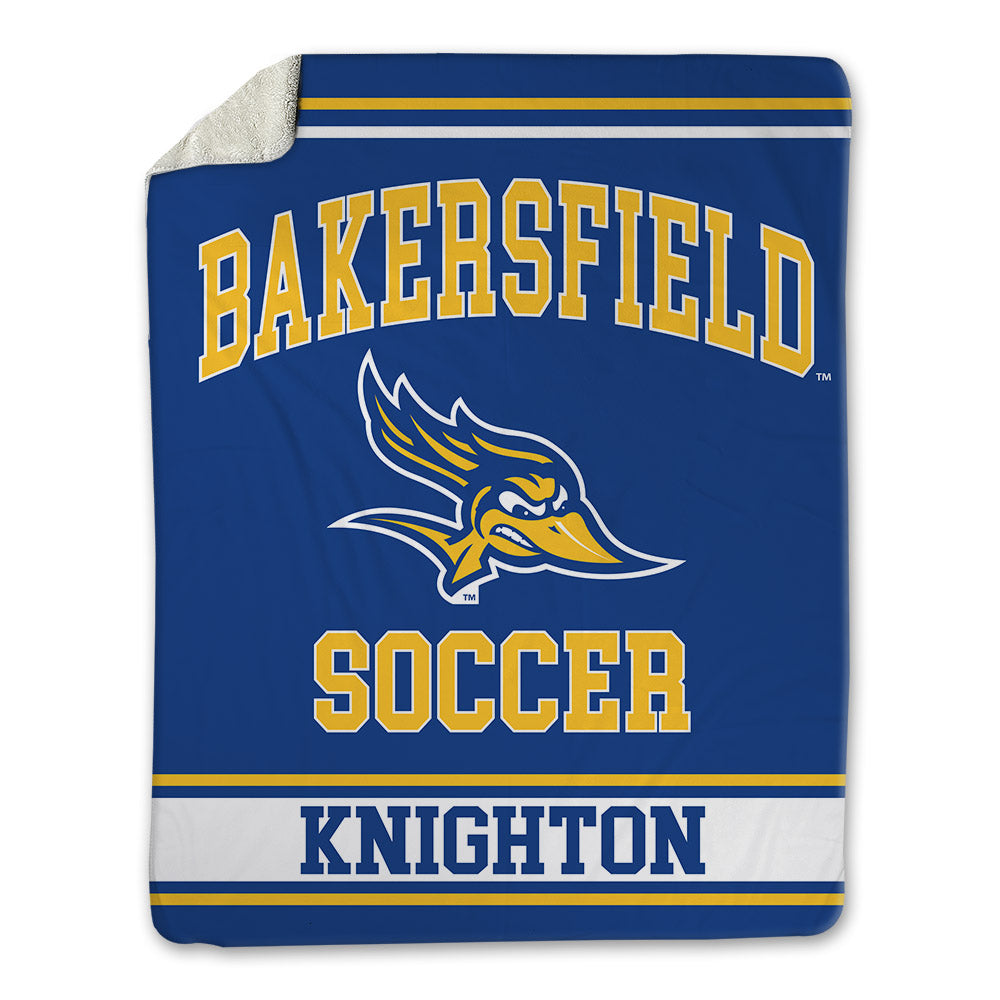 CSU Bakersfield - NCAA Men's Soccer : Justin Knighton - Blanket-0