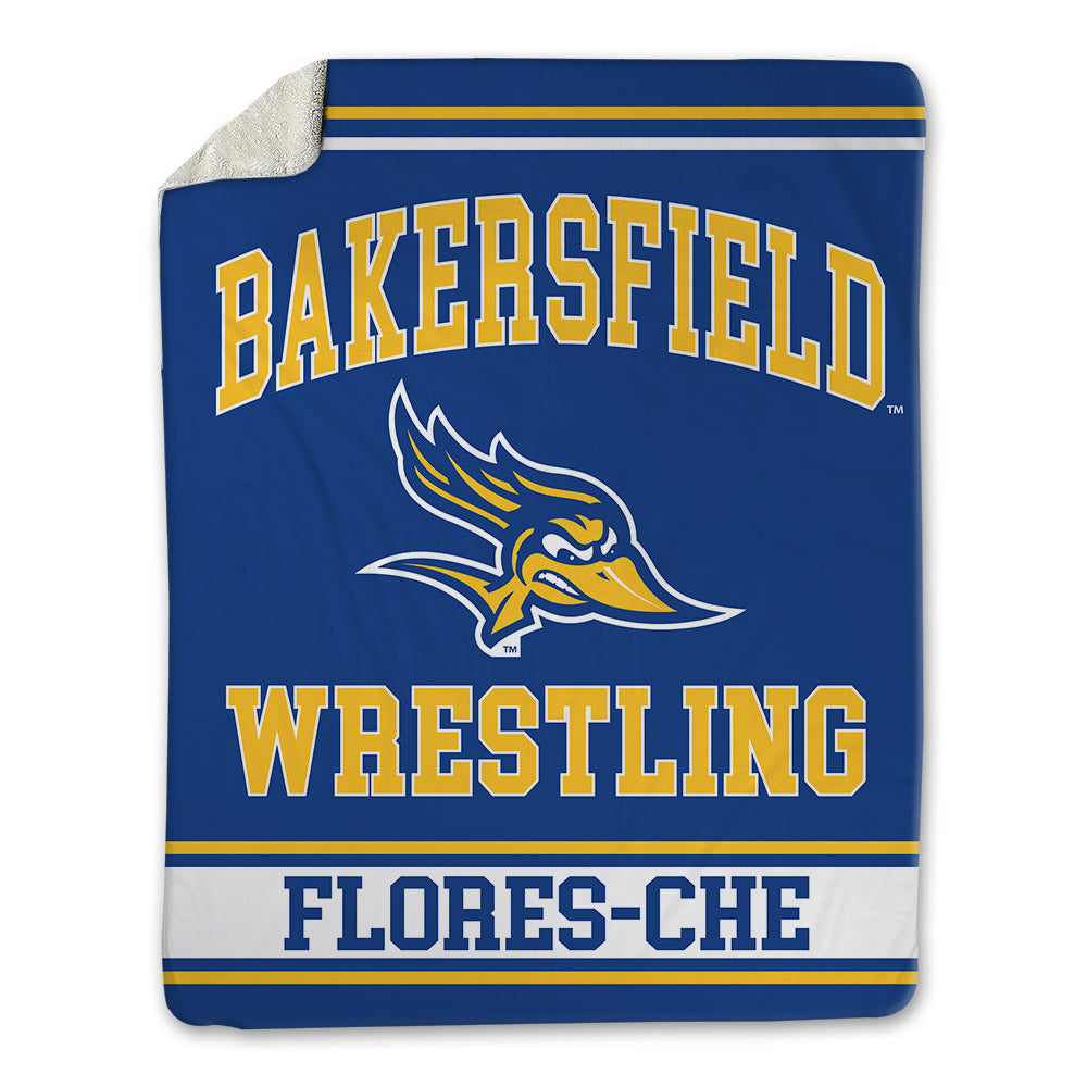 CSU Bakersfield - NCAA Wrestling : Devyn Flores-Che - Blanket-0
