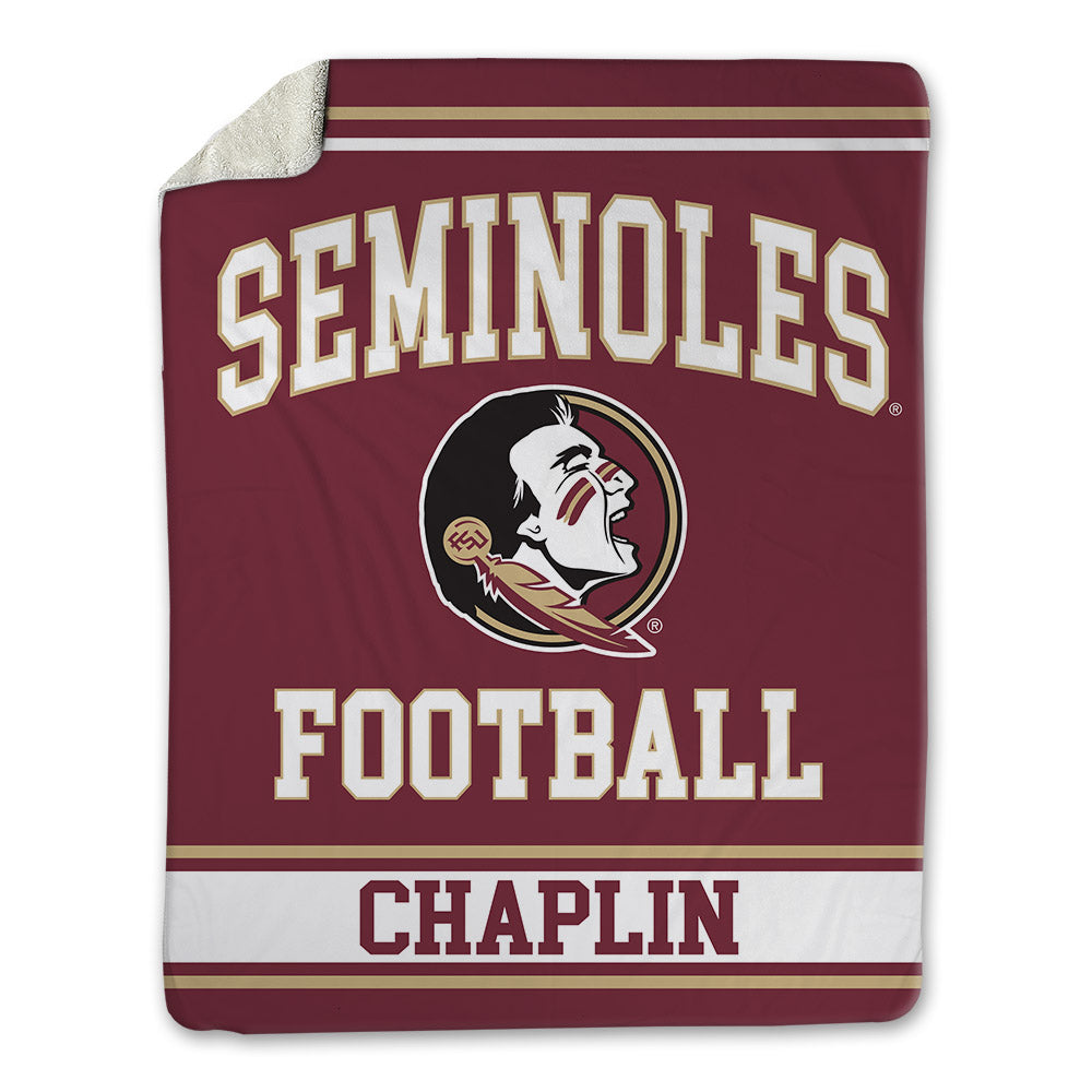 FSU - NCAA Football : Xavier Chaplin - Blanket-0