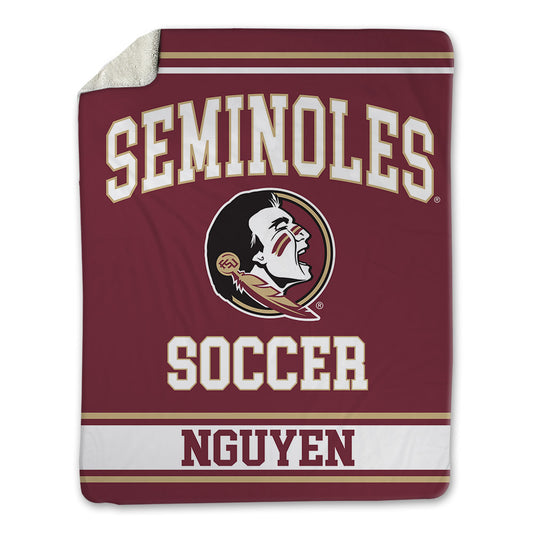 FSU - NCAA Women's Soccer : Sophia Nguyen - Blanket-0
