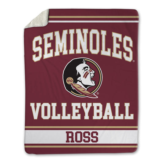 FSU - NCAA Women's Volleyball : Ariel Ross - Blanket-0