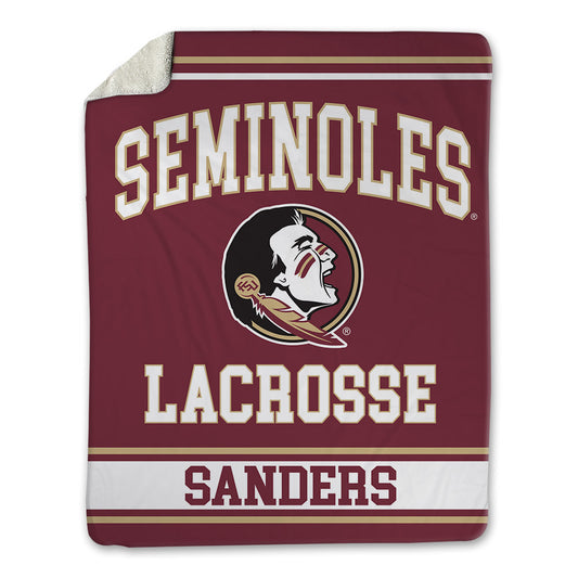 FSU - NCAA Women's Lacrosse : Marleigh Sanders - Blanket-0