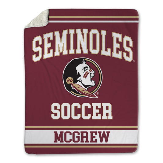 FSU - NCAA Women's Soccer : Jaida McGrew - Blanket-0