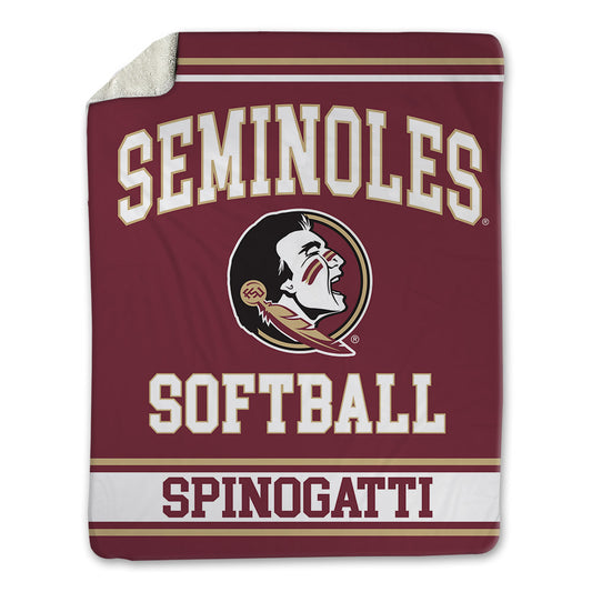 FSU - NCAA Softball : Danika Spinogatti - Blanket-0