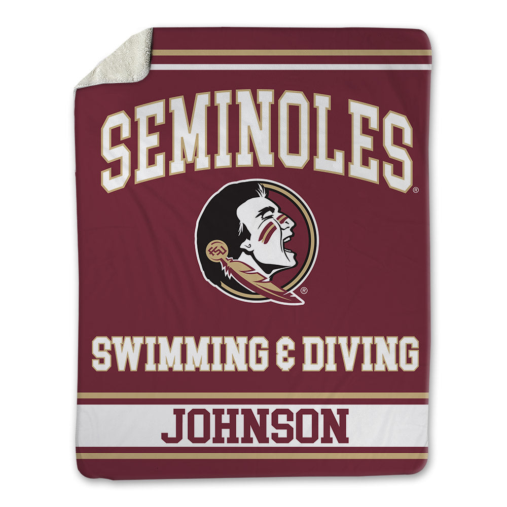 FSU - NCAA Men's Swimming & Diving : Marcus Johnson - Blanket-0