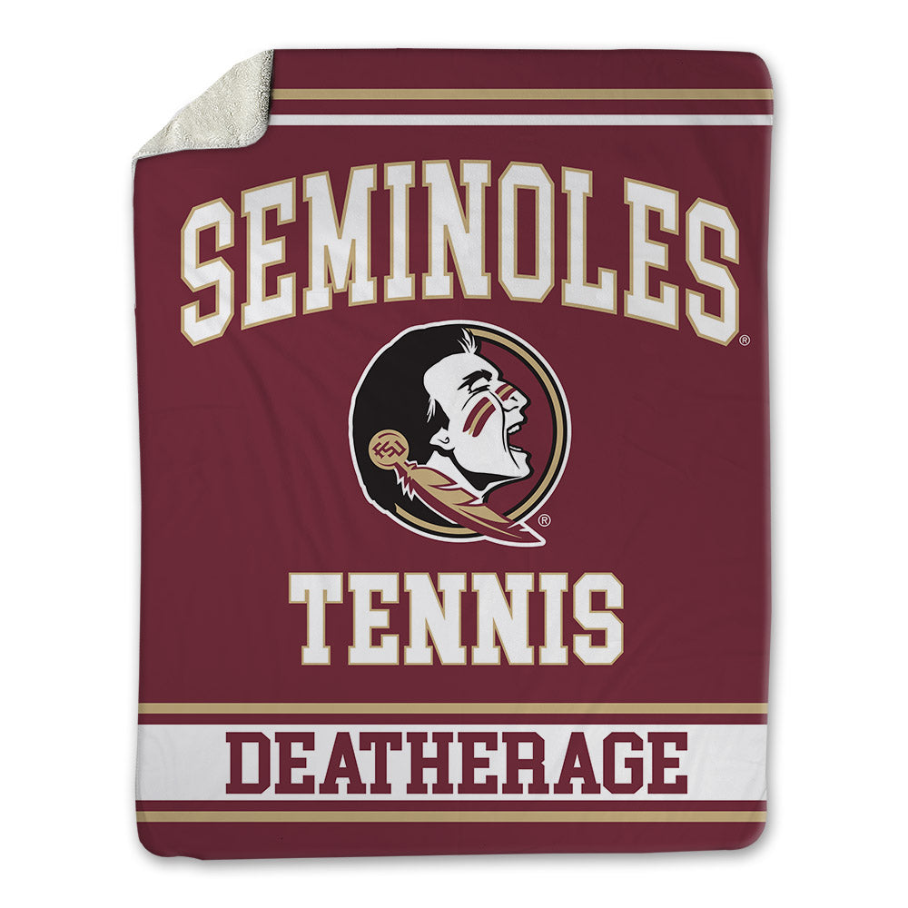 FSU - NCAA Women's Tennis : Mary Boyce Deatherage - Blanket-0