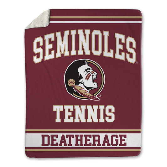 FSU - NCAA Women's Tennis : Mary Boyce Deatherage - Blanket-0