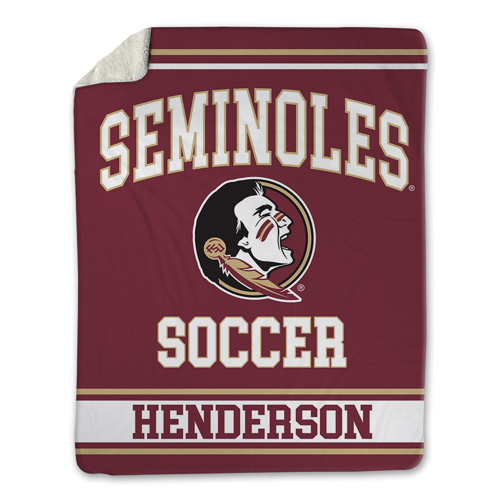 FSU - NCAA Women's Soccer : Ashley Henderson - Blanket-0