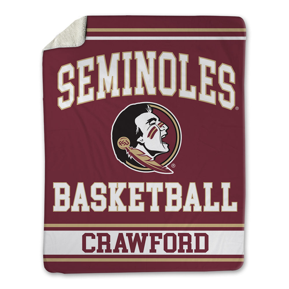 FSU - NCAA Men's Basketball : Jalen Crawford - Blanket-0