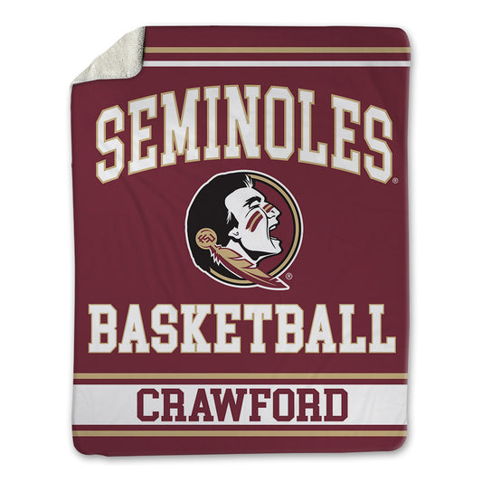 FSU - NCAA Men's Basketball : Jalen Crawford - Blanket-0