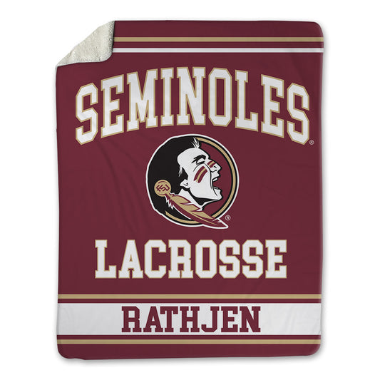 FSU - NCAA Women's Lacrosse : Katherine Rathjen - Blanket-0