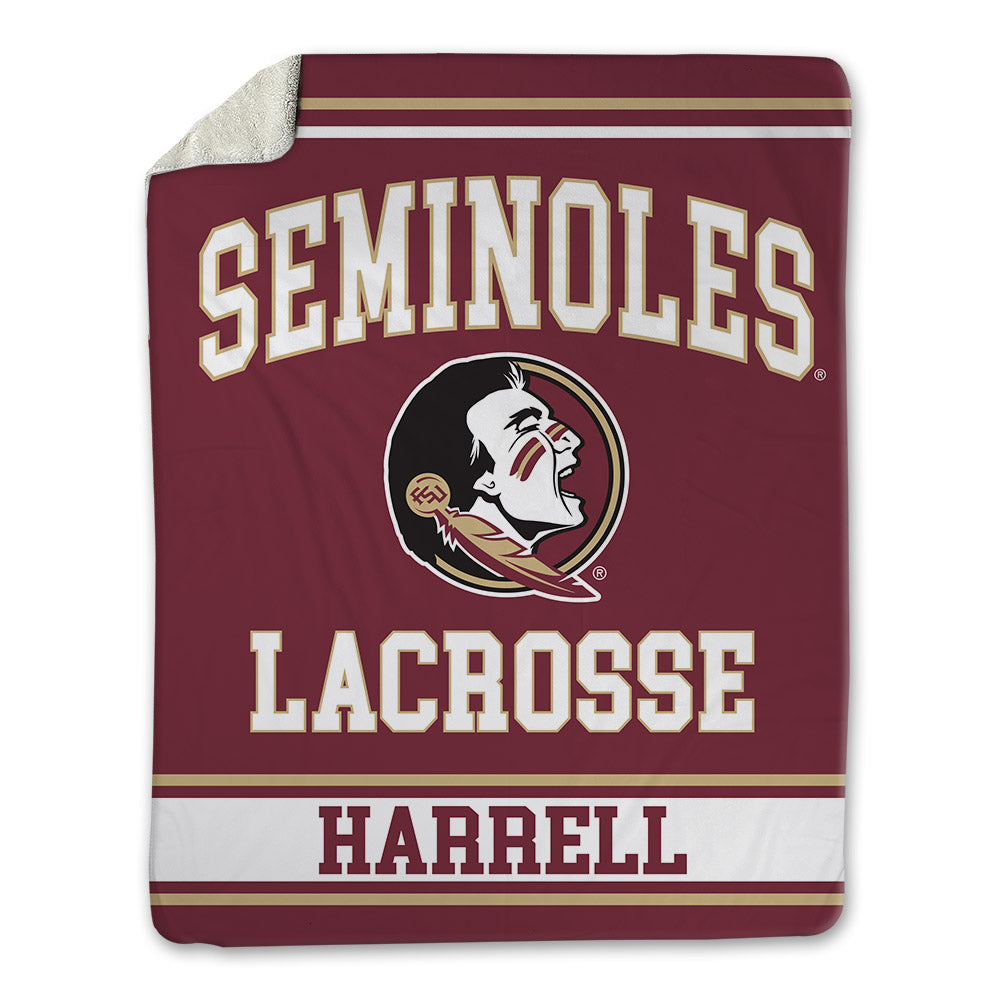 FSU - NCAA Women's Lacrosse : Summer Harrell - Blanket-0