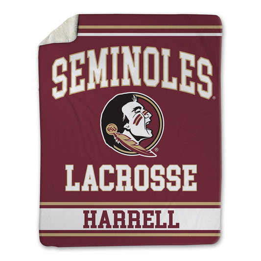 FSU - NCAA Women's Lacrosse : Summer Harrell - Blanket-0