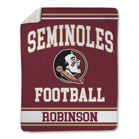 FSU - NCAA Football : Duce Robinson - Blanket-0