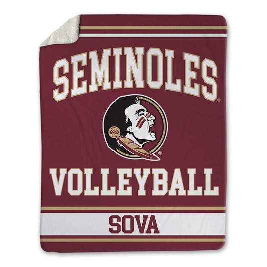 FSU - NCAA Women's Volleyball : Johanna Sova - Blanket-0