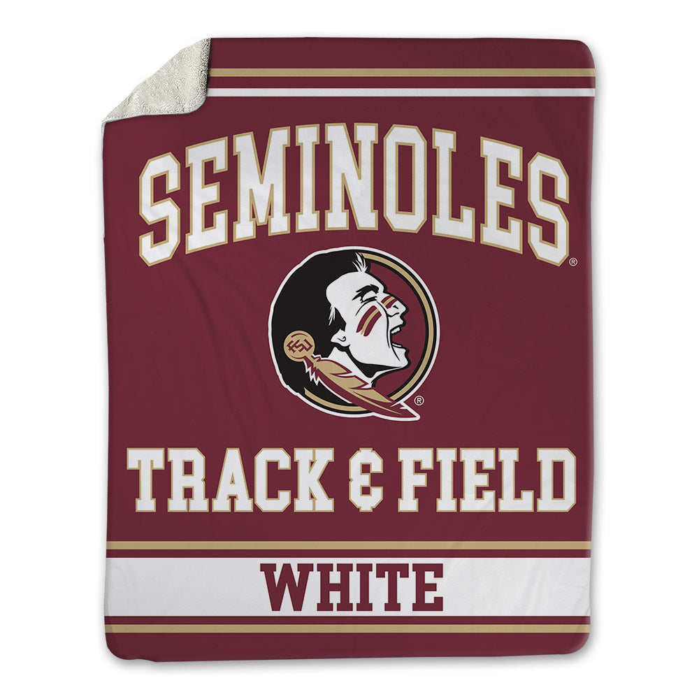 FSU - NCAA Men's Track & Field : Trace White - Blanket-0