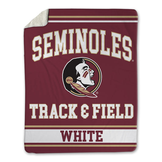 FSU - NCAA Men's Track & Field : Trace White - Blanket-0