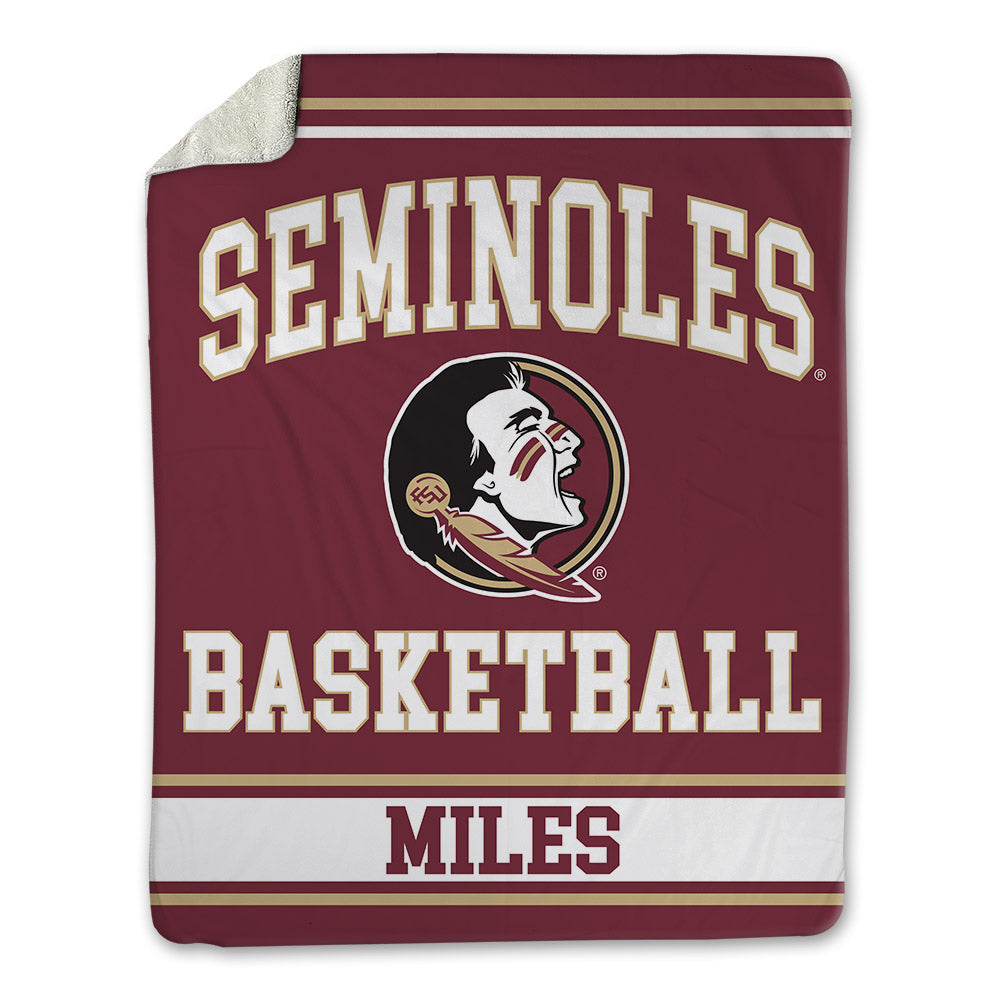 FSU - NCAA Men's Basketball : Cam Miles - Blanket-0
