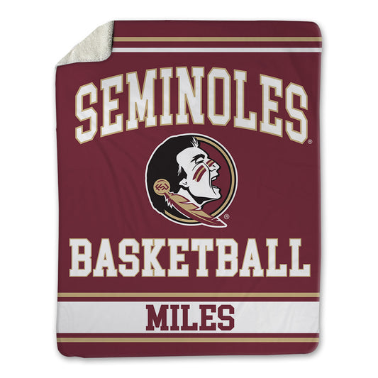 FSU - NCAA Men's Basketball : Cam Miles - Blanket-0
