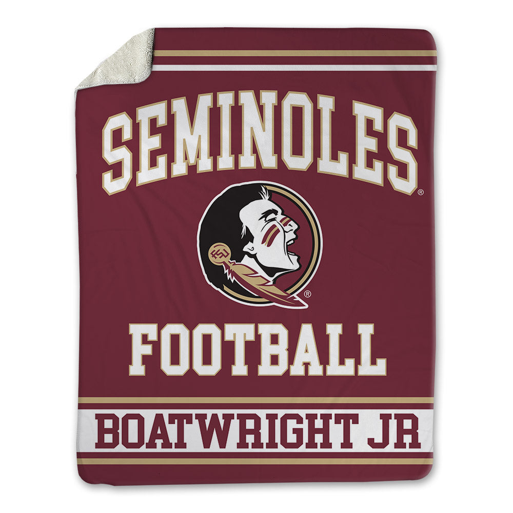 FSU - NCAA Football : Jarvis Boatwright Jr - Blanket-0