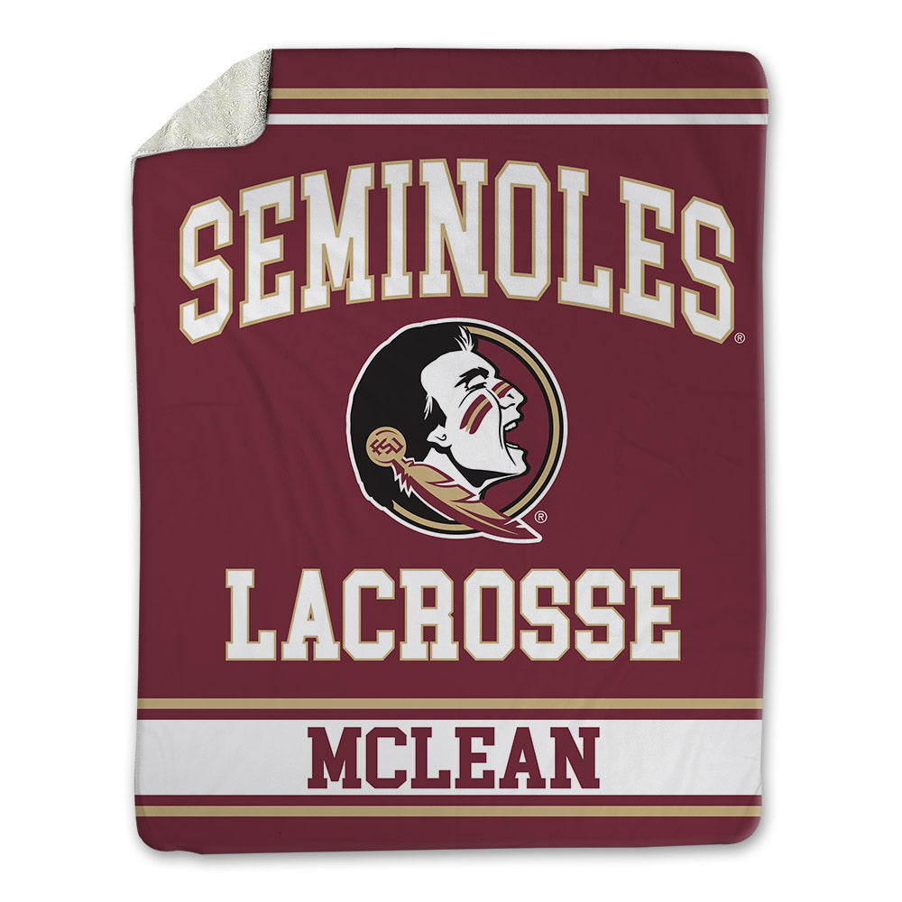 FSU - NCAA Women's Lacrosse : Katie McLean - Blanket-0