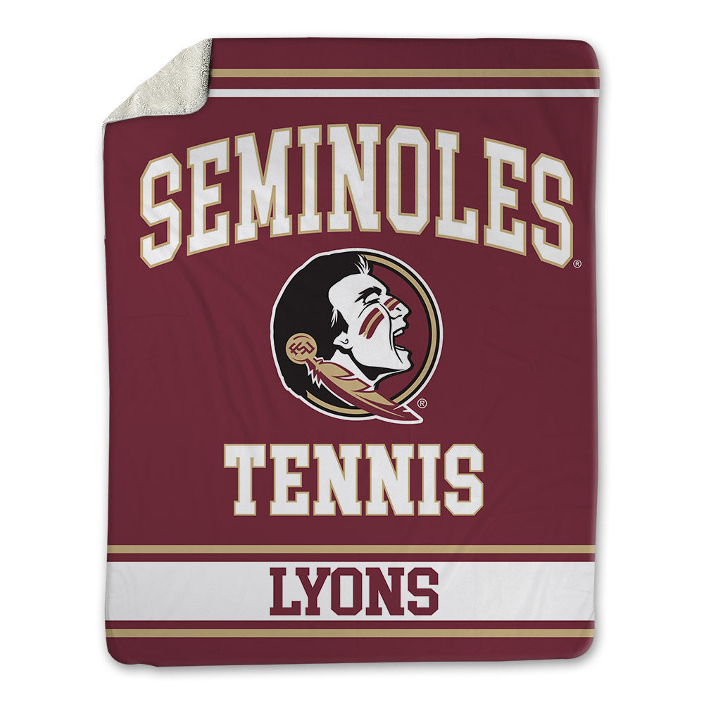 FSU - NCAA Men's Tennis : Justin Lyons - Blanket-0