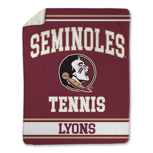 FSU - NCAA Men's Tennis : Justin Lyons - Blanket-0
