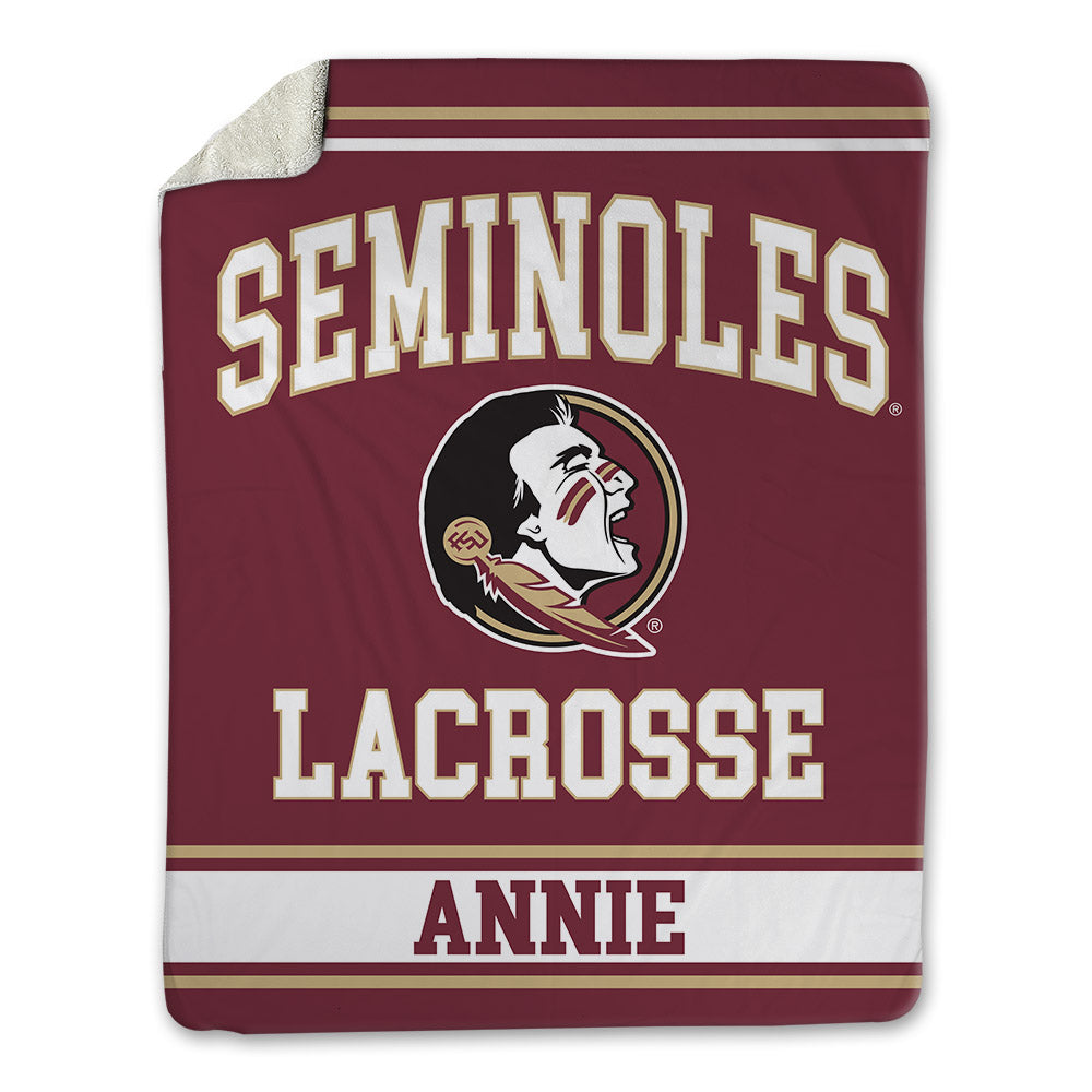 FSU - NCAA Women's Lacrosse : Aine Devine - Blanket-0